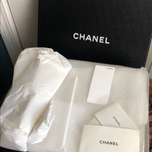 Chanel Shoebox with Original Paper/pamphlets